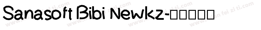 Sanasoft Bibi Newkz字体转换